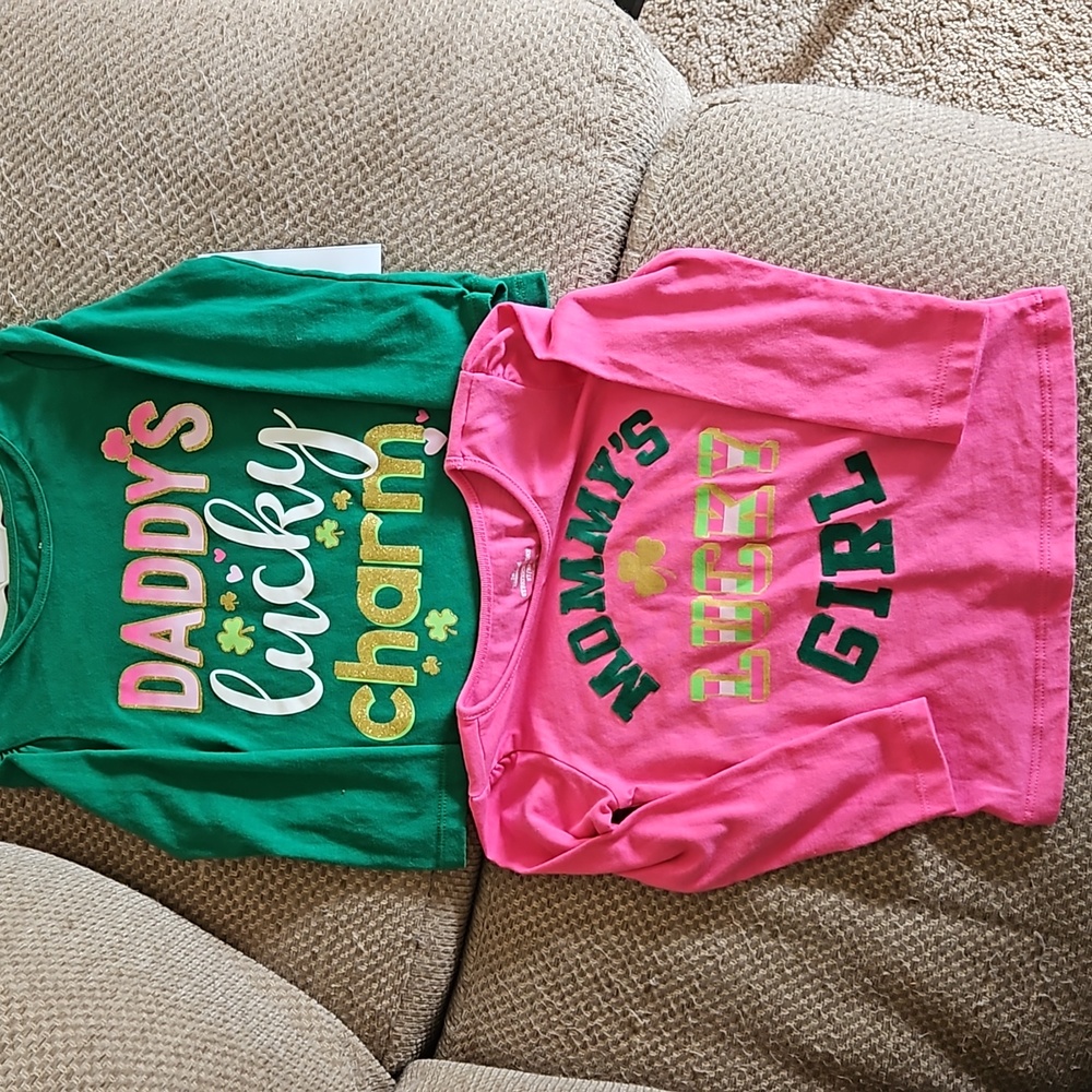 #1761 Way to Celebrate size 2t set of st patricks shirts